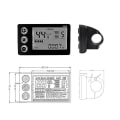 Miniatyrbilde 3 av 5: Elektrisk Sykkel Display LCD Display S866 Kontrollerpanel Dashbord