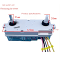 Miniatyrbillede 3 af 5: 5-linjers stribe vaskemaskine timer vaskemaskine timer kontakt vasketimer halvautomatisk dobbelt cylinder vask