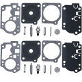Miniatyrbilde 1 av 4: 2 stk. Forgasser Carb Reparasjonssett Kompatibelt med Zama C1U-W49B Poulan FX26SCE SST25CE TRIMMER