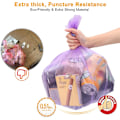 Miniatyrbild 4 av 5: 100 st Sopsäckar Stark Sopåsar, Badrumssopbehållare Foder, Plastpåsar Kompatibla Med Kontor, Papperskorg Foder Purple