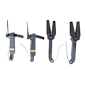 Miniatyrbilde 1 av 5: E58 Rc Quadcopter Reservedeler Akse Arm Med Motor & Propell For Fpv Racing Drone Rammedeler Rep Black