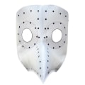 Miniatyrbillede 4 af 5: Plague Doctor Cosplay Kostume til Børn - Sort Kjole, Cylinderhat, Maske og Handsker til Halloween 5-6 Years