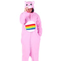 Miniatyrbild 1 av 4: Unisex Vuxen Djur Onesie Plysch Pyjamas Plysch En Delig Cosplay Kostym Söt Björnunge Pink S