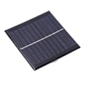 Miniatyrbillede 1 af 5: Bærbar solcellepanel miljøbeskyttelse solcellepanel oplader 1W 5.5V til udendørs