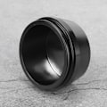 Miniatyrbillede 4 af 4: 4 stk. 56 mm/2,2 tommer Universal Hjul Fælg Center Cap Hub Cover Aluminium Modificeret Del (Sort)