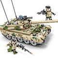 Pikkukuva 4 / 5: Iron-blooded Reloading Vt-4 Main Battle Tank Boy Diy Small Parti
