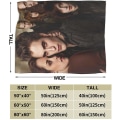 Miniatyrbild 3 av 5: Edward Cullen Twilight Pläd Hemma Sovsal Pläd Lätt Vikt Varm Mysig Filt-y105 -ES 60x50in 150x125cm