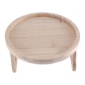 Miniatyrbillede 2 af 5: Sofa Arm Clip Bord, Naturtræ Sofa Armlæn Klips-på Bakkebord Sofa Couch Arm Rest Organizer, R