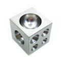 Miniatyrbillede 1 af 5: Stål Dapping Doming Blok Smykkefremstilling Stål Dapping Cube Doming Punch