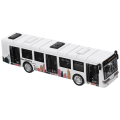 Pikkukuva 2 / 3: Simulaatiokaupunkibussimalli Vetoautobussi Leikkiauto Leikkiautot Leikki Sopii Lapsille White