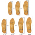 Pikkukuva 4 / 4: Nahkainen ortoottinen pohjallinen litteille jaloille Arch Support Ortopediset kengät Pohjapohjat jaloille Miehet Naiset Lapset O/x Jalkakorjattu EU 35 to 36