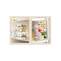 Miniatyrbilde 1 av 5: Krus Oppbevaringsstativ Skrivebord Multi-lags Transparent Støvtett Husholdning Stablet Organizer Oppbevaring R