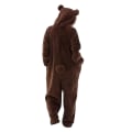 Miniatyrbillede 3 af 5: Unisex Voksen Bjørn Pyjamas Onesie Vinter Lomme Løst Sjovt Tykt Pyjamas -ge Brown S