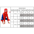 Miniatyrbild 5 av 5: Barnpojkar Spiderman Cosplay Kostym Mask Superhjälte Maskeradklänning Festkläder -ge M(4-5 Years)