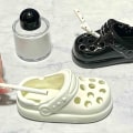 Pikkukuva 4 / 5: Hauskat Crocs-tuhkakuppikoristeet-Crocs-keraaminen tuhkakuppi Hauskat anti-Fly Ash -koristeet -musta black