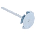Miniatyrbillede 3 af 5: Rør fittings saver bit socket 1/4in power drill rør riffel værktøj til fjernelse af SCH 40 ABS PVC rør 2in
