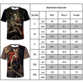 Miniatyrbilde 3 av 3: Elden Ring Trykte Sommer Casual T-skjorter for Kvinner og Menn C 3XL