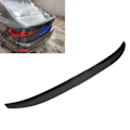 Miniatyrbild 4 av 5: 3PCS Bakre Spoiler Vingläpp 116 till 132cm Strömlinjeformad Blank Svart Bagageutrymmesvinge Spoiler Universal för Fordon