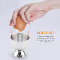Miniatyrbilde 4 av 5: Eggkopp, eggbrett i rustfritt stål, holder for myke kokte egg, oppvaskmaskinsikker (4 pakker) Silver