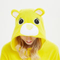 Miniatyrbild 4 av 4: Unisex Vuxen Djur Onesie Plysch Pyjamas Plysch En Delig Cosplay Kostym Söt Björnunge Yellow M