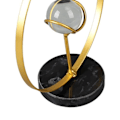 Miniatyrbillede 2 af 4: 2023 Geometrisk Borddekoration Jern Geometrisk Ramme Falsk Linned Bold Statue Halvmåne Rund