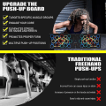 Pikkukuva 5 / 5: Kotiharjoittelulaitteet Up Board 24 in 1 Monitoiminen pushup bar -järjestelmä Fitness Lattia Rintalihakset