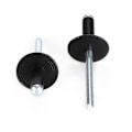 Miniatyrbillede 4 af 4: 200 stk. sort sortiment af sorte blindnitter i aluminium 3,2/4,0/4,8 mm