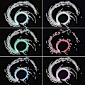 Miniatyrbilde 3 av 5: Led fiberoptisk pisk danserom pisk supersterkt lys 40 fargeeffekt 360 dreibar Pixel Rave Whip Toy(,)
