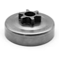 Miniatyrbillede 1 af 4: Partner 350 351 352 370 371 390 420 Kædesav 6T Koblings Tromle Tandhjul 3/8\" Pitch - Enkelt Krops 6 Tand