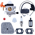 Pikkukuva 1 / 4: Kaasuttimen sytytyspuolasuodatin, joka on yhteensopiva Stihl FC90 FS90R FS100R FS 110R 130R Trimmerin Hg kanssa