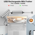 Miniatyrbilde 4 av 5: Melkeskummer Håndholdt Kaffeskummer Elektrisk Visp, Usb
