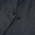 Miniatyrbillede 4 af 4: Yynuda Dame 2-delt Office Lady Slim Fit Business Suit (blazer + bukser) Grey XL