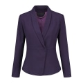 Miniatyrbillede 2 af 5: Yynuda Dame 2-delt Office Lady Slim Fit Business Suit (blazer + bukser) Purple L