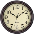 Miniatyrbild 1 av 5: Silent No Tick Round Retro Quartz Clock Väggklocka (12 tum) Retro color