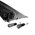 Miniatyrbillede 1 af 5: Pejs Net Screen Curtain - 2 stk, 24x18in/61x45,7cm, Forhindrer gnistskader, Rustbestandigt, Elegant Design black 1