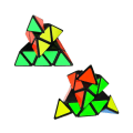 Miniatyrbilde 4 av 5: ROXENDA Pyraminx Speed Cube - Ultra Rask Glansfull 3x3x3 Pyramidespill