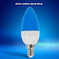 Miniatyrbillede 2 af 5: E14 Led Color Candle Tip Pære, Color Candle Light, blå blue