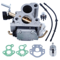 Pikkukuva 2 / 4: Kaasuttimen polttoaineletku KIT Yhteensopiva Husqvarna 435 440 435E 440E Jonsared CS410 CS2240