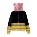 Miniatyrbilde 2 av 4: Spyfamily Hettegensere for Voksne - Motetrykte Søte Katteører Hettegenser Topper Langærmet Pullover Gaver B XL