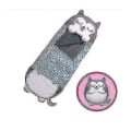 Miniatyrbillede 2 af 3: Sovepose Børne Lazy Varm Sovepose Pyjamas Børnepude_y -HG Blue 135x45cm