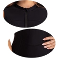 Miniatyrbilde 5 av 5: Badedrakt for kvinner, endel, lang erme, rashguard, dame våtdrakt, atletisk badedrakt, surfing, dykking, glidelås foran, badetøy, Tangrui Sleeveless Black 1494 M