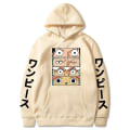 Miniatyrbilde 1 av 2: One Piece Printed Langermet hettegenser Løs hettegenser Topper Gaver 2XL