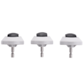 Miniatyrbillede 1 af 5: 3 stk. Hjul Forhjul til Xiaomi 1S 1C Støvsuger 2 Roborock S5 S50 S6 S60 S5Max S6Maxv Pure Støvsuger Robot Dele