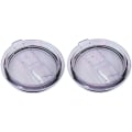 Miniatyrbild 5 av 5: 2 Ersättningslock för 30oz Rostfritt Stål Tumbler Resekopp - Passar Inre Diameter 3.58 TUM (Transparent) - Multi
