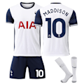 Miniatyrbillede 1 af 3: 2425 Tottenham Hotspur Hjemmefodboldtrøje MADDISON Med sokker M(170-175cm)
