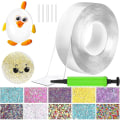 Miniatyrbilde 1 av 5: Oppgraderingssett for Nano-tapebobler, dobbeltsidig tape for plastbobler, elastisk tape, nytt 0.02cm*0.5cm*300cm