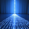 Miniatyrbillede 5 af 5: 3x3m 6x3m Meteorbruser Regn Led String Light Udendørs Jul Vandfald Garland String Light Vinduesgardin Icicle Fairy Light White 3X6M 576LEDS