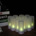 Miniatyrbillede 4 af 5: Farverige LED-lys med USB-opladning - Flammeløs te-lys med fjernbetjening - Kompatibel med Valentinsdag-dekoration -ES 12PCS