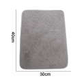 Miniatyrbillede 2 af 5: Opvaskemåtte Mikrofiber opvaskemåtte, superabsorberende, mikrofiber opvaskemåtte Grey