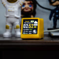 Miniatyrbild 1 av 5: Smart Väderstation Skrivbords-LED LCD Digital WiFi Klocka Elektronisk Termometer Hygrometer Sensor Utomhus Silver
